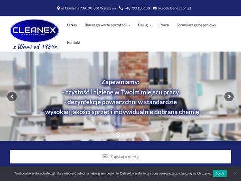 Cleanex.com.pl firma sprzątająca