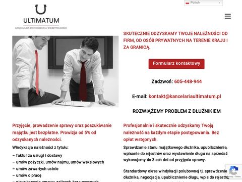 KancelariaUltimatum.pl - windykacja długów
