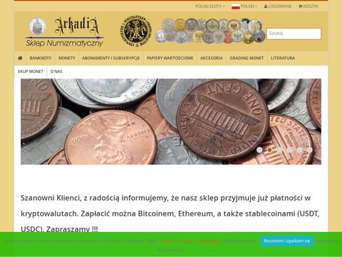 Arkadia-Sklep.pl - monety złote