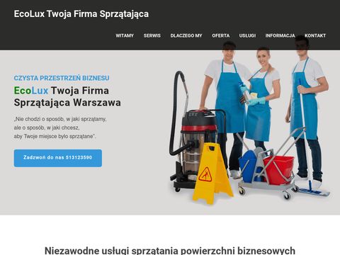 Ecolux czyszczenie pranie dywanów na sucho Warszawa