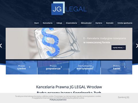 Jglegal.pl kancelaria radców prawnych we Wrocławiu