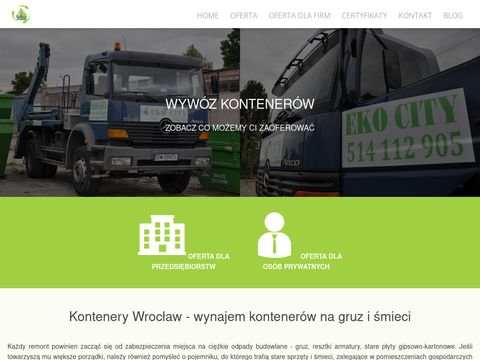 Eko-city.com.pl - kontenery na gruz