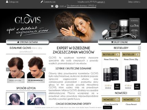 Glovis.pl kosmetyki zagęszczające włosy