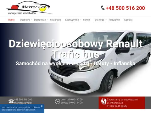 Marter-car.pl wypożyczalnia samochodów Łódź