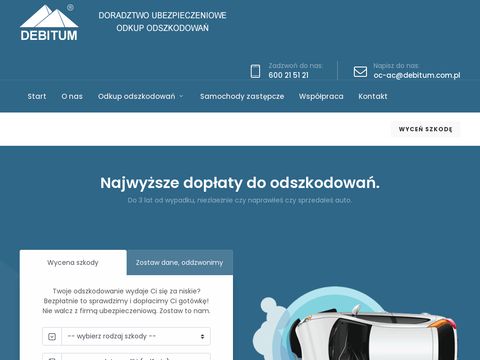 Debitum.com.pl - odszkodowania po wypadku