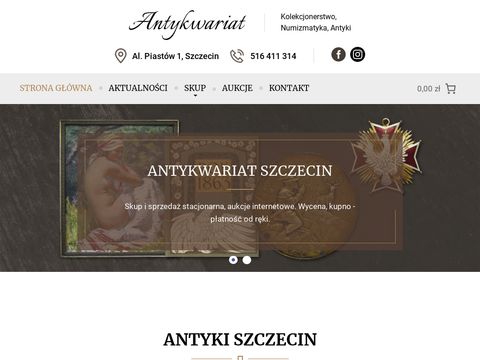 Antyki-synopsis.pl antykwariat Szczecin