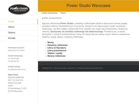 Powerstudio.com.pl - banery reklamowe