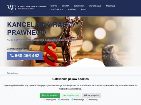 Adwokat Nowy Targ - kancelaria-gliscinski.pl