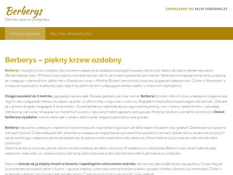 Berberys.com.pl - blog ogrodniczy