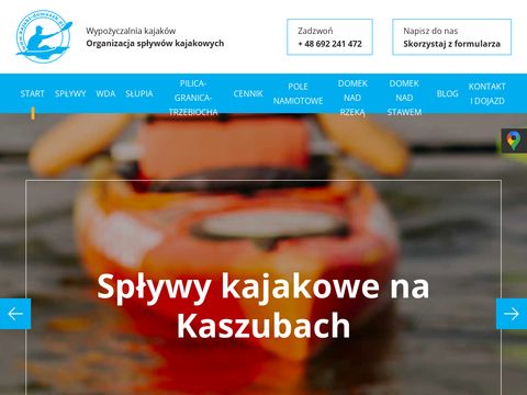 Kajaki-domaszk.pl - spływy Kaszuby