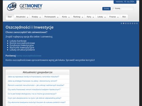Get-money.pl porównywarka kredytów gotówkowych