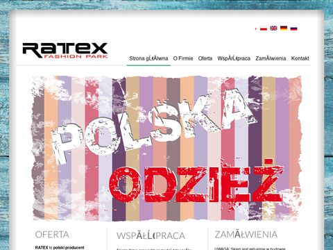 Ratex-jeans.pl polski producent odzieży dziecięcej