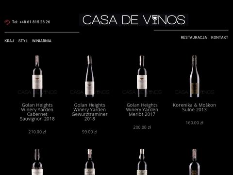 Casadevinos.pl internetowy sklep z winami