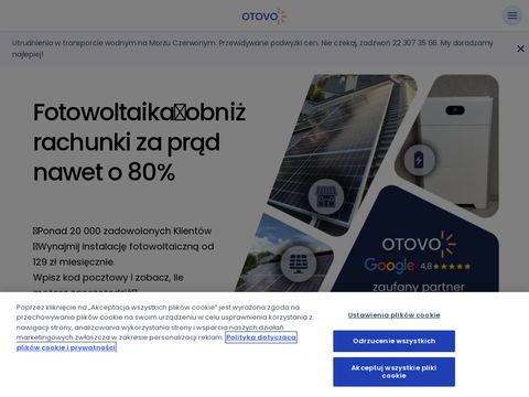 Otovo.pl kalkulator fotowoltaiki