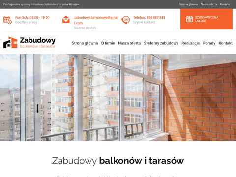 Zabudowy-balkonowe.pl daszki i zadaszenia