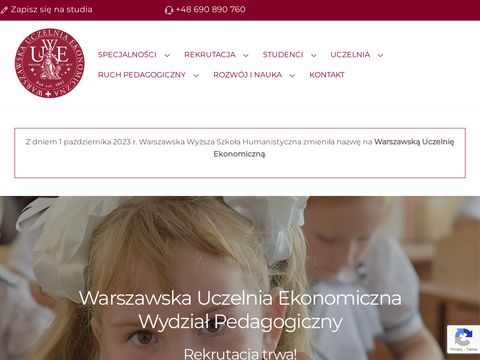 WSP Warszawa pedagogika przedszkolna
