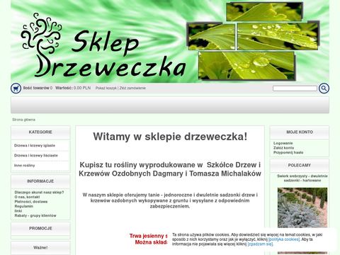 Drzeweczkaa.sklepna5.pl sadzonki drzew i krzewów