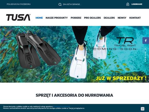 Tusa.com.pl - maska z systemem komunikacji
