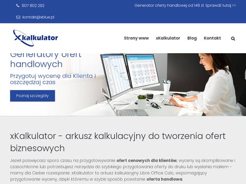 Xblue.pl gotowy wzór oferty handlowej