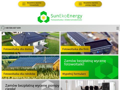 Sunekoenergy.pl mikro i małe elektrownie słoneczne