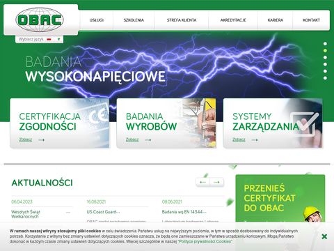 Obac.com.pl certyfikacja wyrobów