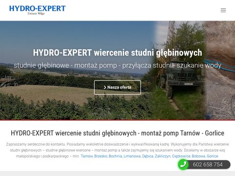 Hydro-expert.com.pl studnie głębinowe wiercenie