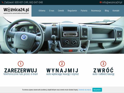 Woznica24.pl Wynajem samochodów dostawczych