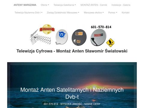 Montaz-anten-tv.pl Wołomin Sulejówek Warszawa