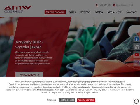 Amw.biz.pl odzież robocza Łódź