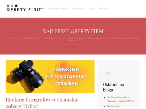 Ofertyfirm.info.pl - najlepsze oferty firm