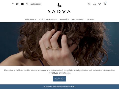 Sadva.pl biżuteria damska i męska sklep online
