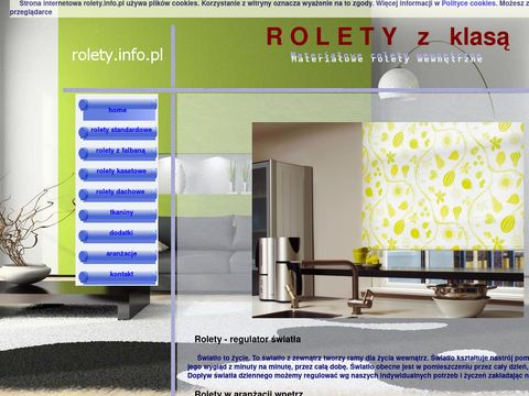 Rolety.info.pl osłona i dekoracja okna