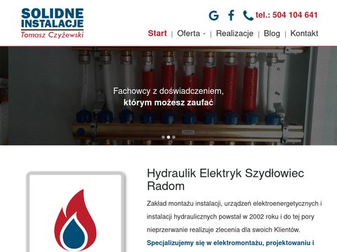 Solidneinstalacje.pl elektryk Radom