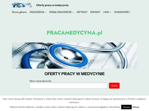 Pracamedycyna.pl serwis ogłoszeniowy