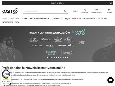 Kosmepro.pl hurtownia kosmetyków profesjonalnych