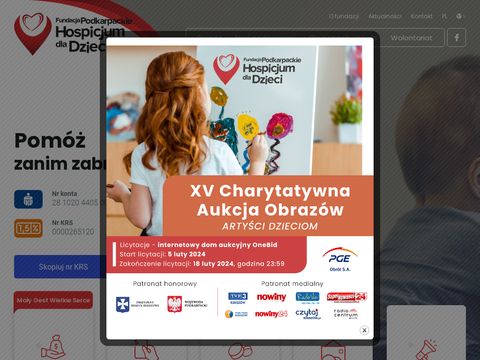 Dzieci.hospicjum-podkarpackie.pl darowizna