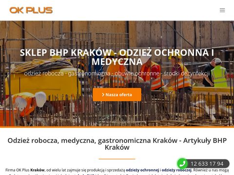 Ok-plus.pl rękawice i obuwie ochronne Kraków