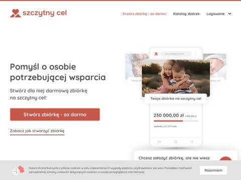 Szczytny-cel.pl fundusze na cele charytatywne