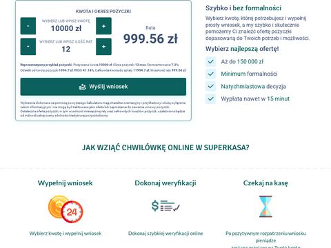 Superkasa.pl pożyczki chwilówki