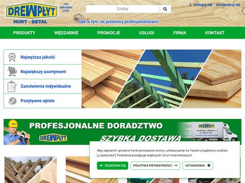 Drewplyt.com.pl skład drewna Grudziądz