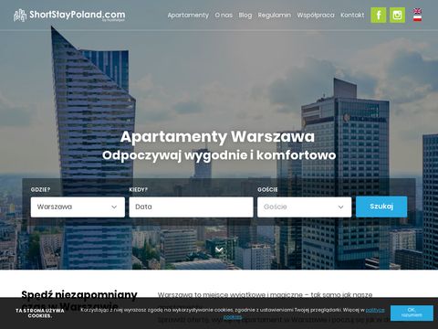 Shortstaypoland.com apartamenty w Warszawie