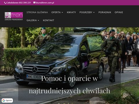 Tren.com.pl zakład pogrzebowy Warszawa