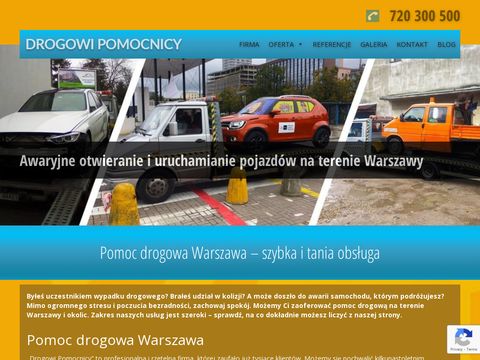 Drogowi Pomocnicy - pomoc drogowa w Warszawie