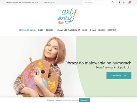 Zestawy do nauki malowania farbami - artonly.pl