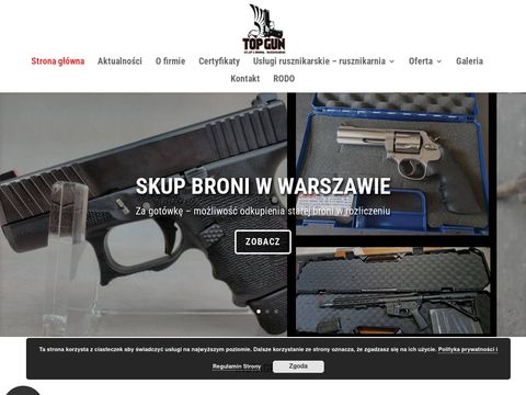 Naprawabroni.pl Top-Gun komis broni Warszawa