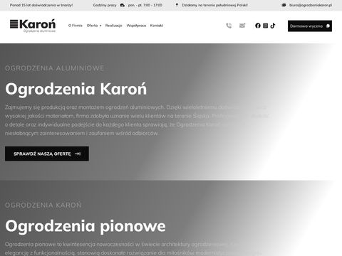 OgrodzeniaKaron.pl - trwałość estetyka jakość