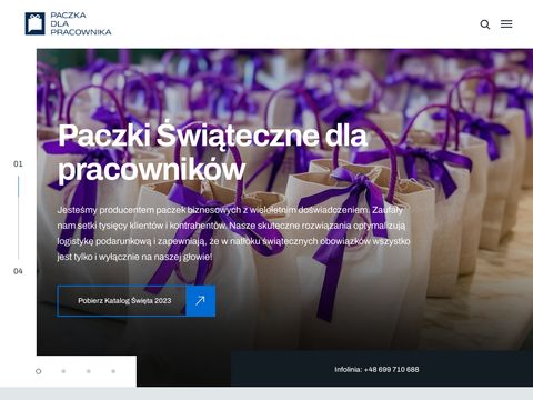 Paczkadlapracownika.pl - paczki świąteczne