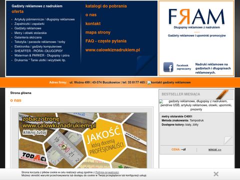 Fram.pl gadżety reklamowe z nadrukiem