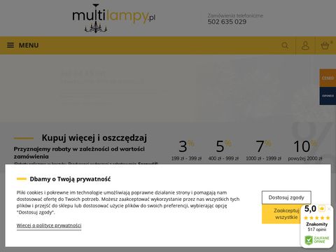Multilampy.pl - sprzedaż lamp i oświetlenia
