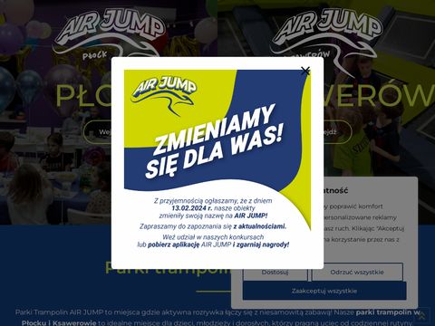 Airjump.pl - urodziny dla dzieci Płock